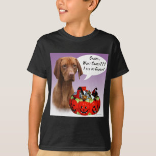 Camiseta Vizsla Halloween Candy