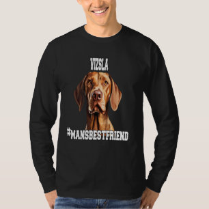 Camiseta Vizsla Mascota Dueño de Perro Watercolor Art Diseñ