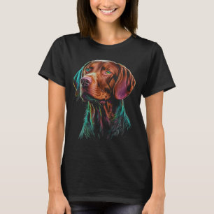 Camiseta Vizsla Perro Colorful Dog Mom Dad Hombres Mujeres