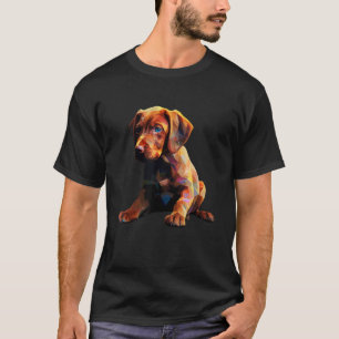 Camiseta Vizsla Puppy Dog Pop Art
