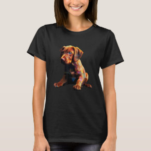 Camiseta Vizsla Puppy Dog Pop Art