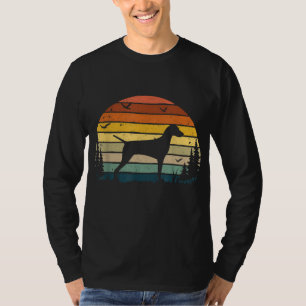 Camiseta Vizsla Retro de la Vintage Mamá Papá Perro Pet Lov