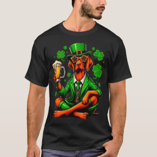 Camiseta Vizsla Saint Paddys Day Set para Perro Enamorado