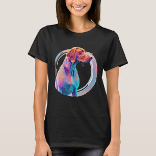 Camiseta Vizsla Vaporwave Retrowave Estética