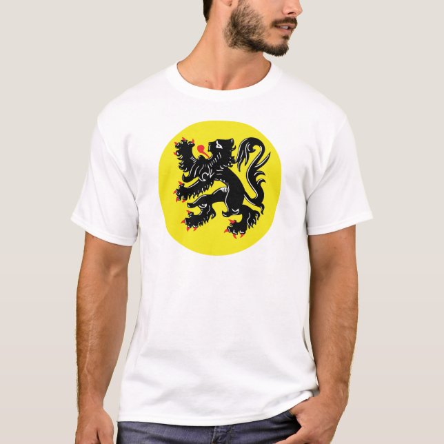 Camiseta Vlaamse Leeuw van Vlaanderen t-shirt groot insigne (Anverso)