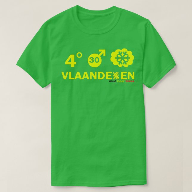 Camiseta Vlaanderen Weather alt (Diseño del anverso)