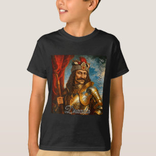 Camiseta Vlad El Empalador Arte Medieval Retrato Dracula 