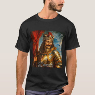 Camiseta Vlad El Empalador Medieval Retrato Arte Drácula