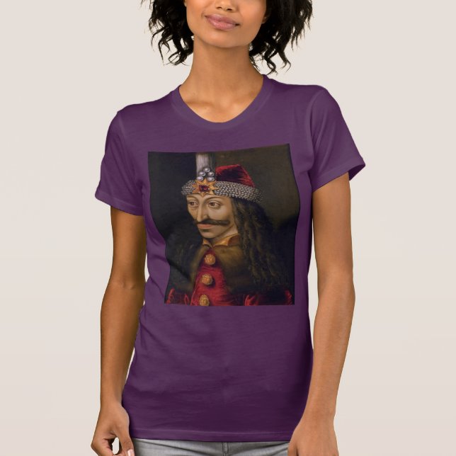 Camiseta Vlad Tepes: Impaler, Dracula Príncipe Voivode (Anverso)