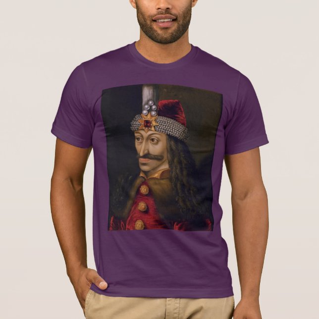 Camiseta Vlad Tepes: Impaler, Dracula Príncipe Voivode (Anverso)