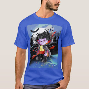Camiseta Vladimir el vampiro en azul