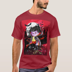 Camiseta Vladimir el vampiro en rojo