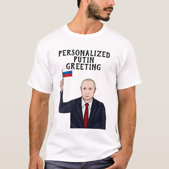 CAMISETA VLADIMIR PUTIN PERSONALIZADO (Anverso)