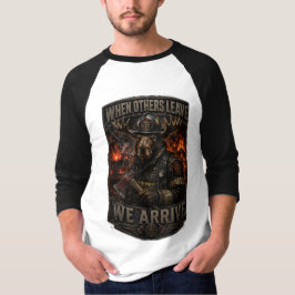 Camiseta VLLC When Others Leave We Arrive Firefighter Moose