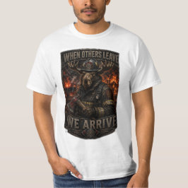 Camiseta VLLC When Others Leave We Arrive Firefighter Moose