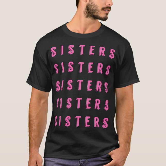 Camiseta Vlogger Hi Sisters Hoodie (Anverso)