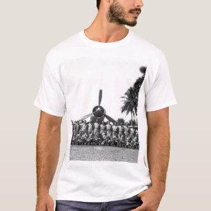 Camiseta VMF-214 en imagen strip_War del combatiente de la