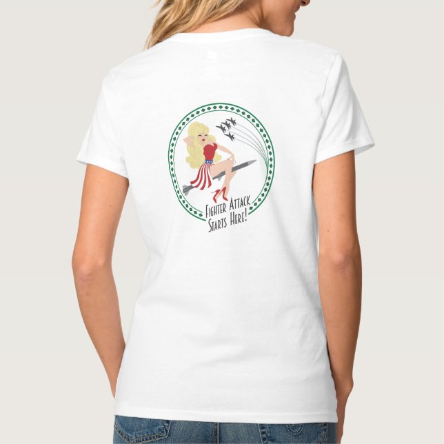Camiseta VMFAT-101 "ataque de cazas comienza aquí" Kara (Reverso)