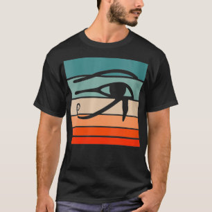 Camiseta VNeck Estilo Vintage De Horus Retro Para Mujeres