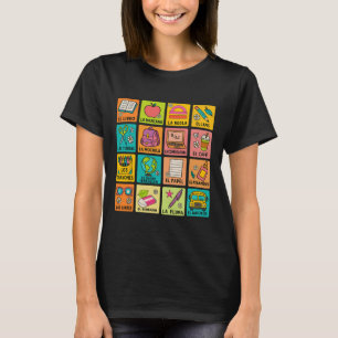 Camiseta Vocabulario Español Regreso a Clases Maestra Bilin