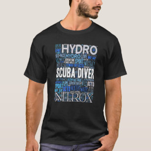 Camiseta Vocabulario Premium de Términos de Buceo con Escaf