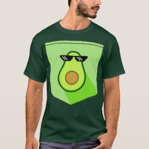 Camiseta Vocado de gangster con gafas de bolsillo