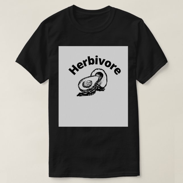 Camiseta Vocado herbívoro (Diseño del anverso)