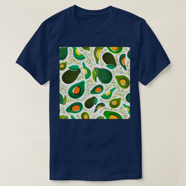 Camiseta Vocado verde fresco aislado en fondo blanco (Diseño del anverso)