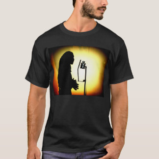 Camiseta vocal de la silueta de la cabina del