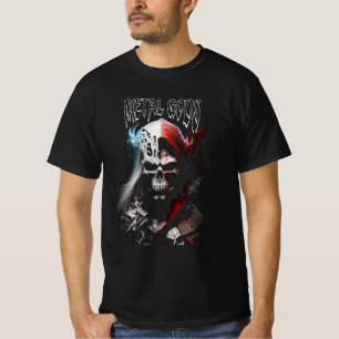 Camiseta Vocalista de música metalizado
