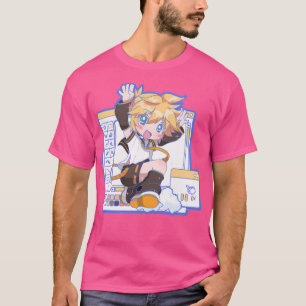 Camiseta Vocaloide Windows Blue Versión Kagamine Len