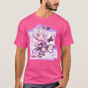 Camiseta Vocaloide Windows Pink Version Flower Vflower