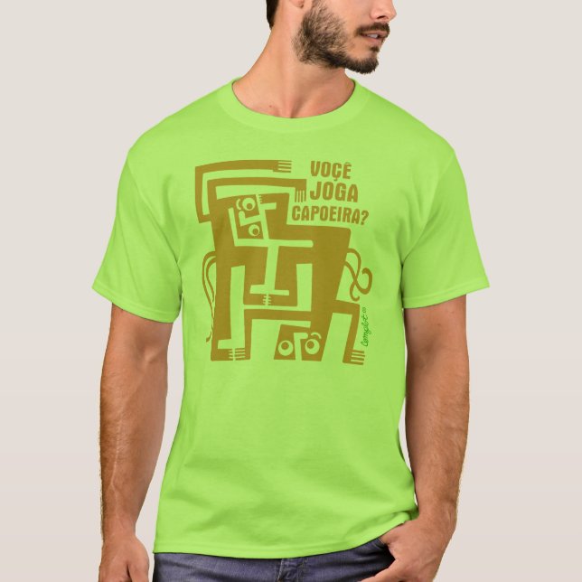 Camiseta Você Joga Capoeira? (Anverso)