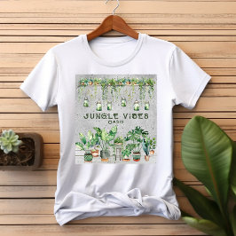 Camiseta Voces de selva Oasis Plantas de jardín verticales