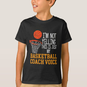 Camiseta Voces del entrenador de baloncesto