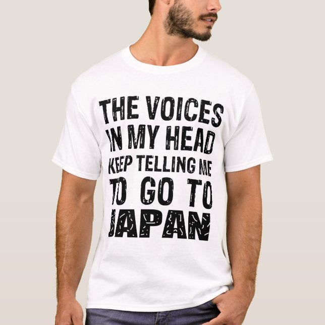 Camiseta Voces En Mi Cabeza Japón (Anverso)