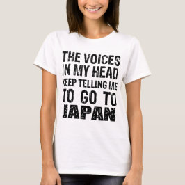 Camiseta Voces En Mi Cabeza Japón