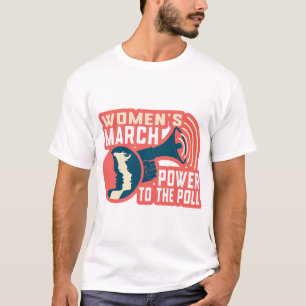 Camiseta "Voces feministas: Tienda de marchas femeninas"