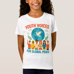 Camiseta "Voces juveniles por la paz global" -