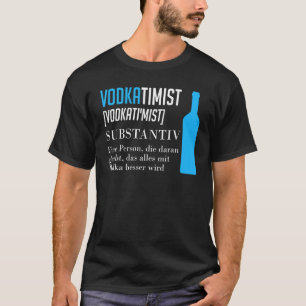 Camiseta Vodka Definición Vodka Bebida