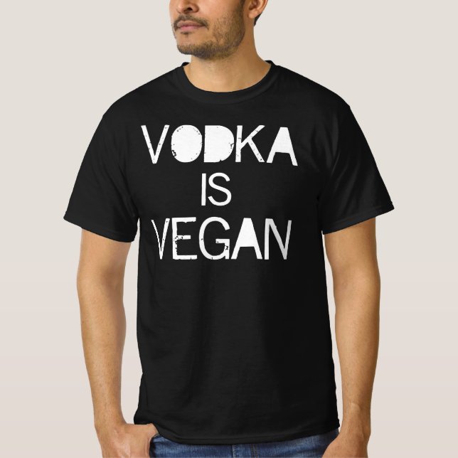 Camiseta Vodka es Vegan (Anverso)