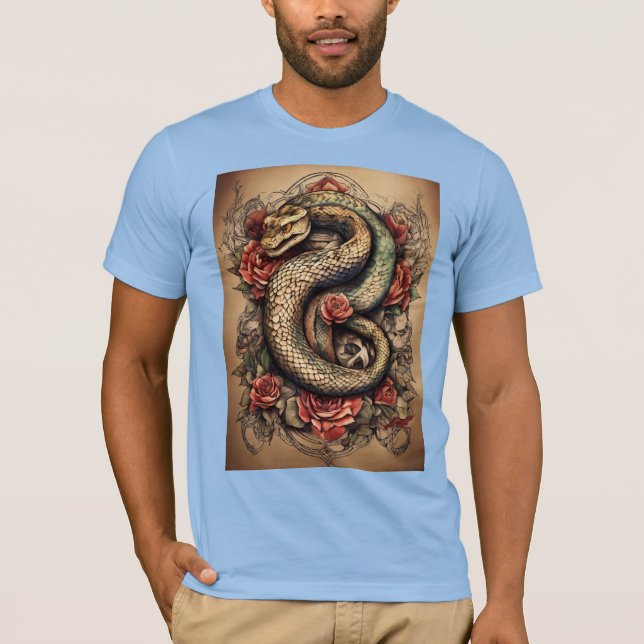 Camiseta Vogue de Viper: Adoptar el estilo serpentino" (Anverso)