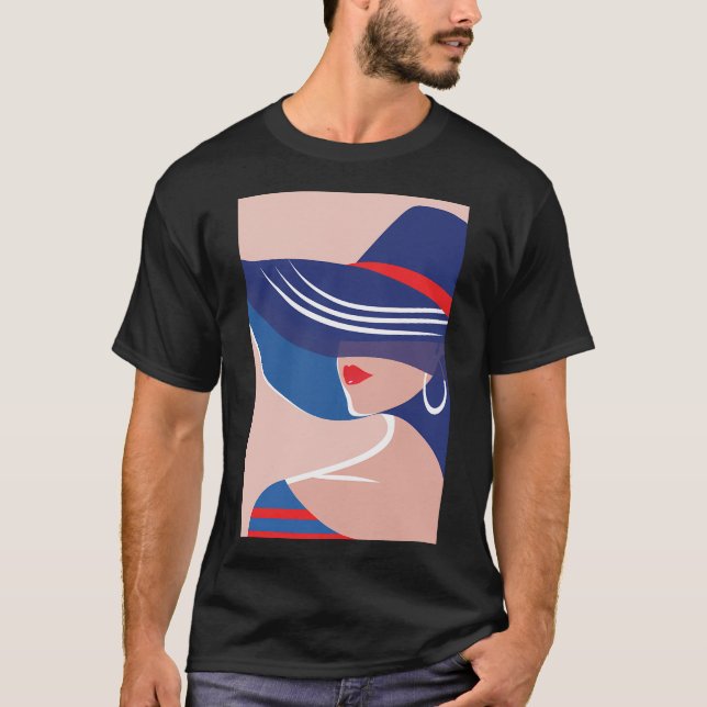 Camiseta Vogue Poster Chica Vogue Vintage (Anverso)