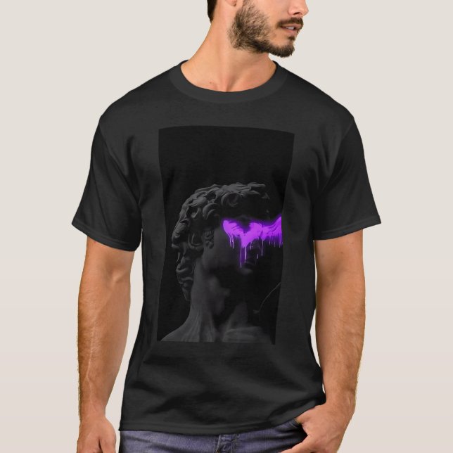 Camiseta Vogue virtual: Elegancia de Ciber Streetwear (Anverso)