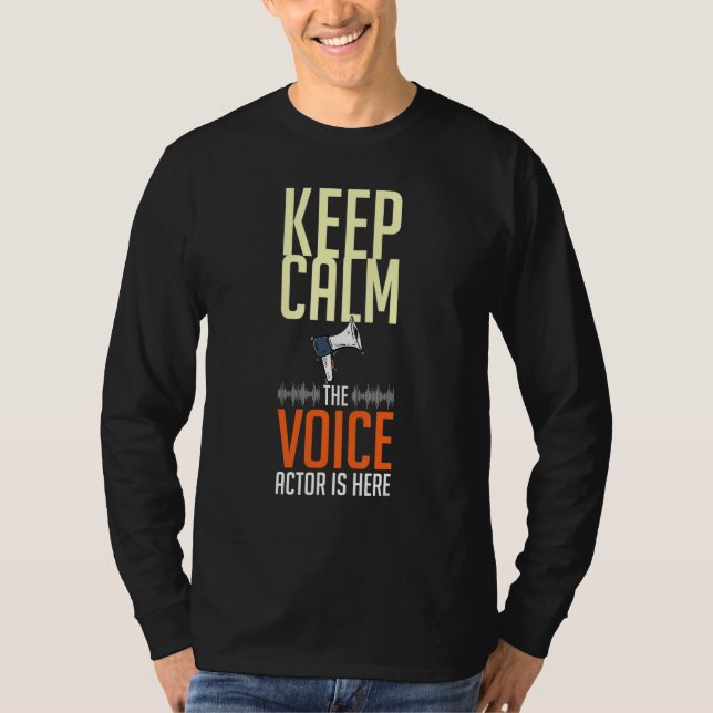 Camiseta Voice Actor Voice over Actress Acting Talent Voice (Anverso)