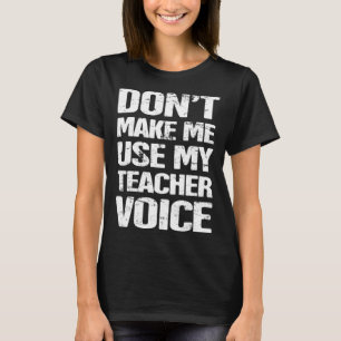 Camiseta Voice Piano Lecciones Piano Player y Piano Teacher