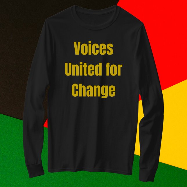 Camiseta Voices United for Change (Subido por el creador)