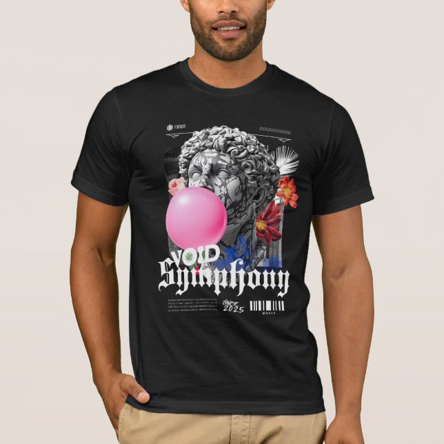 Camiseta Void Symphony - Modern Art with Classical Twist (Anverso)