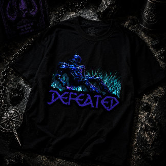 Camiseta VoidForge "Derrotado" Caballero Caído de Dark Fant