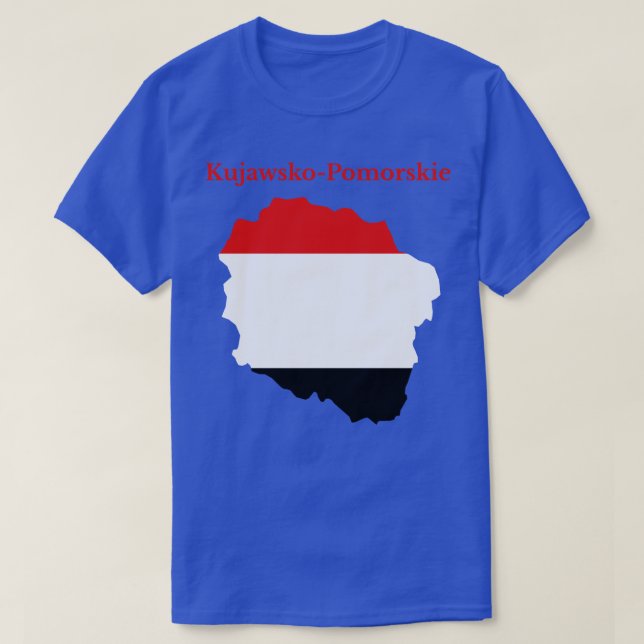 Camiseta Voivodato de Kuyavian Pomerania Polonia (Diseño del anverso)